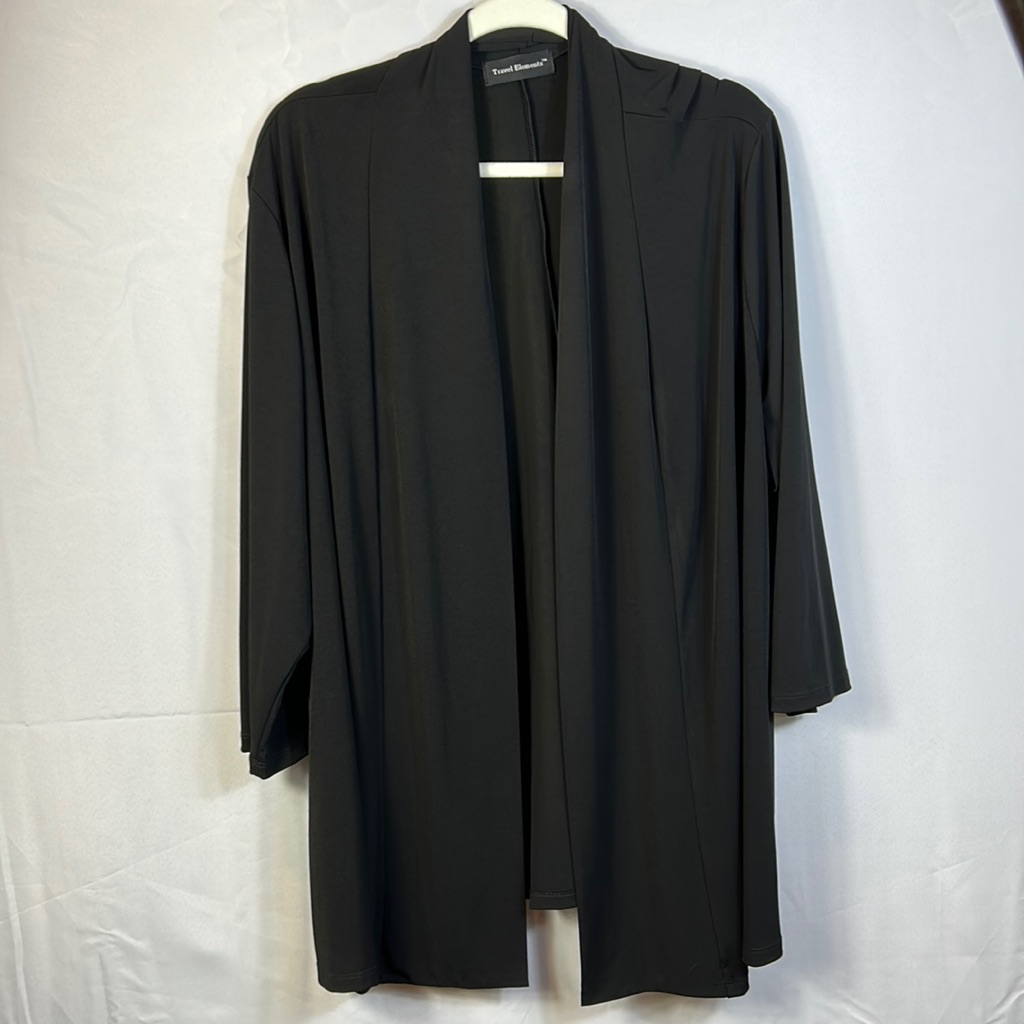 Travel Elements Black Wrap Size 3x Like New Wear Open